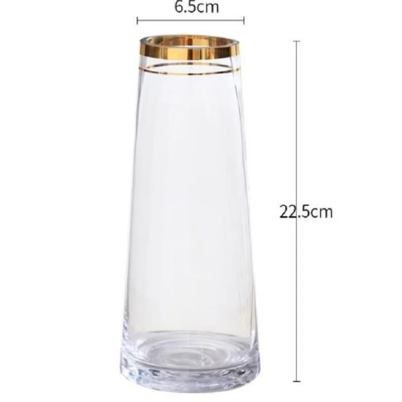 

Transparent Hydroponic Glass Vase Flower Arrangement Bottle Plant Container Desktop Dining Table Decoration Nordic Home Ornament