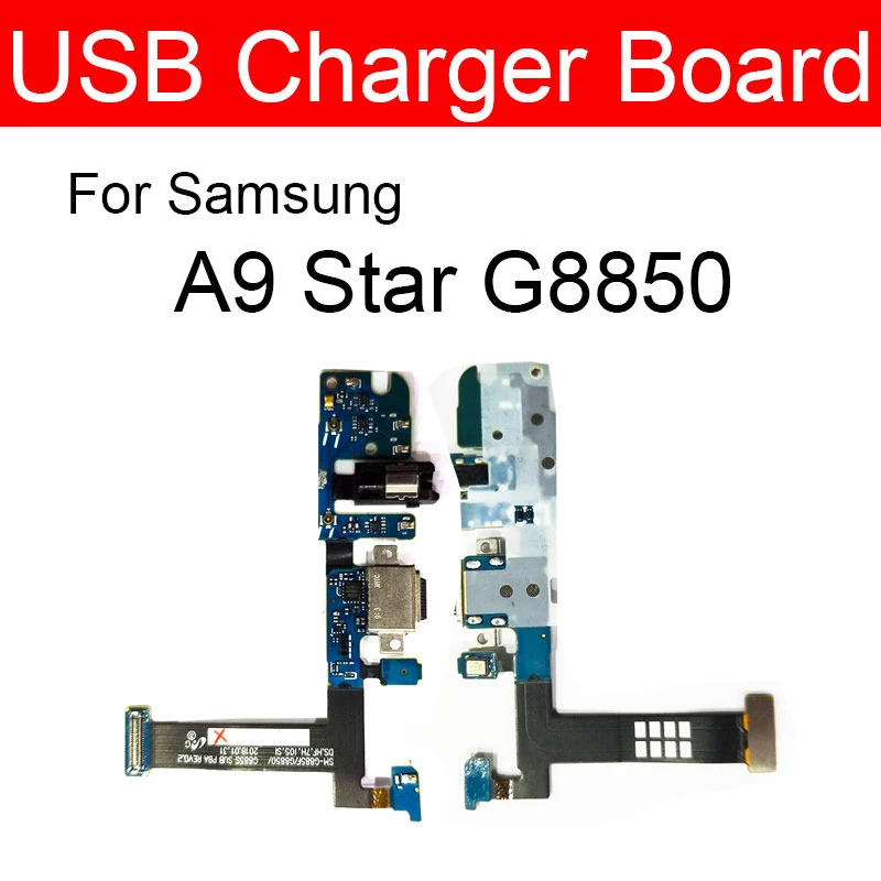 Гибкий кабель для зарядки usb-разъема для Samsung Galaxy A9 Star SM-G8850 G8850