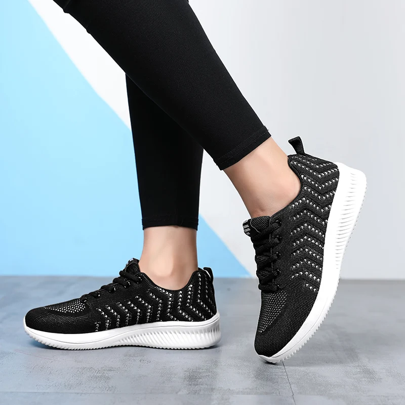 Женские кроссовки Баскетбольная обувь Tenis Feminino Zapatos De Mujer Черные на платформе