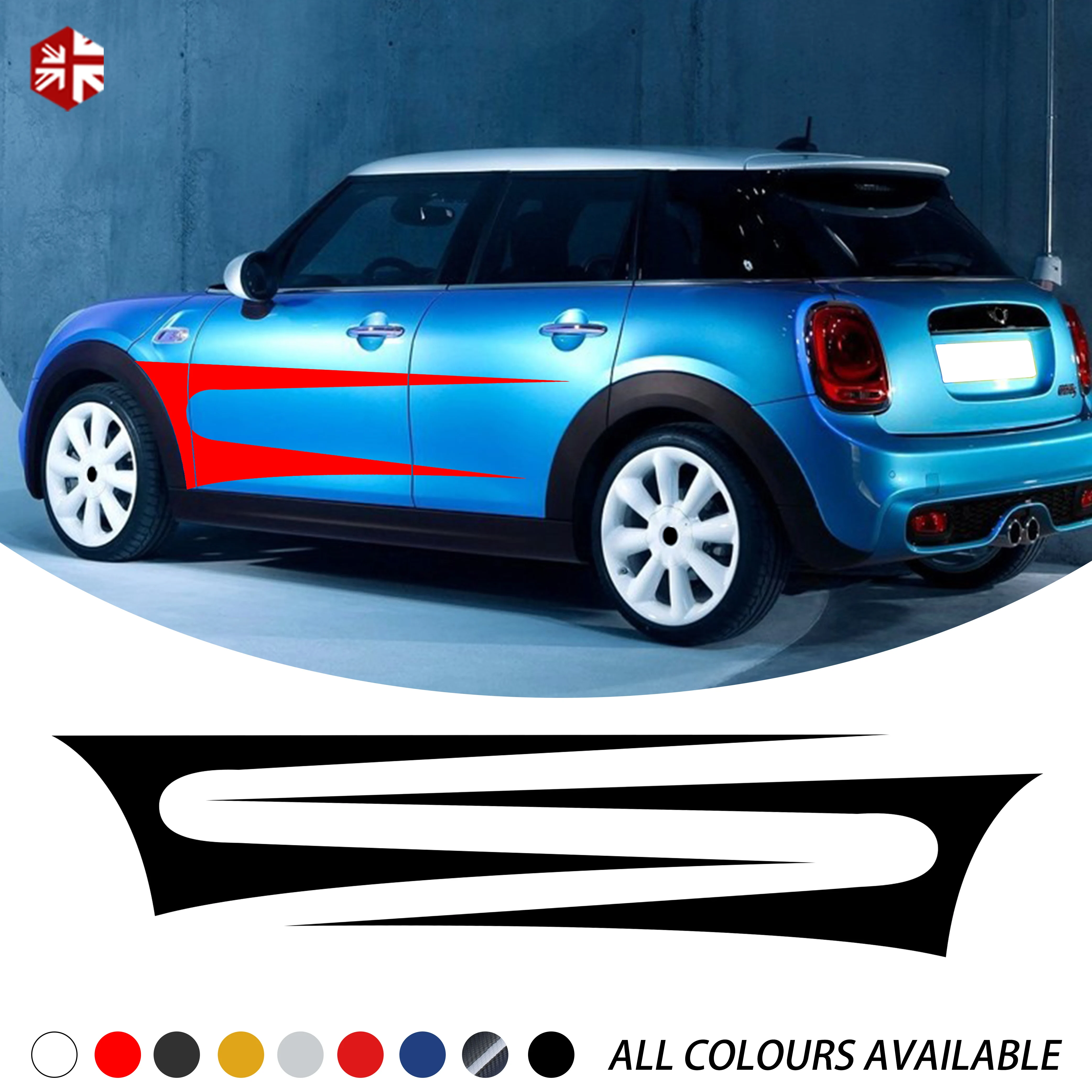 

2 шт., виниловые наклейки на корпус автомобиля