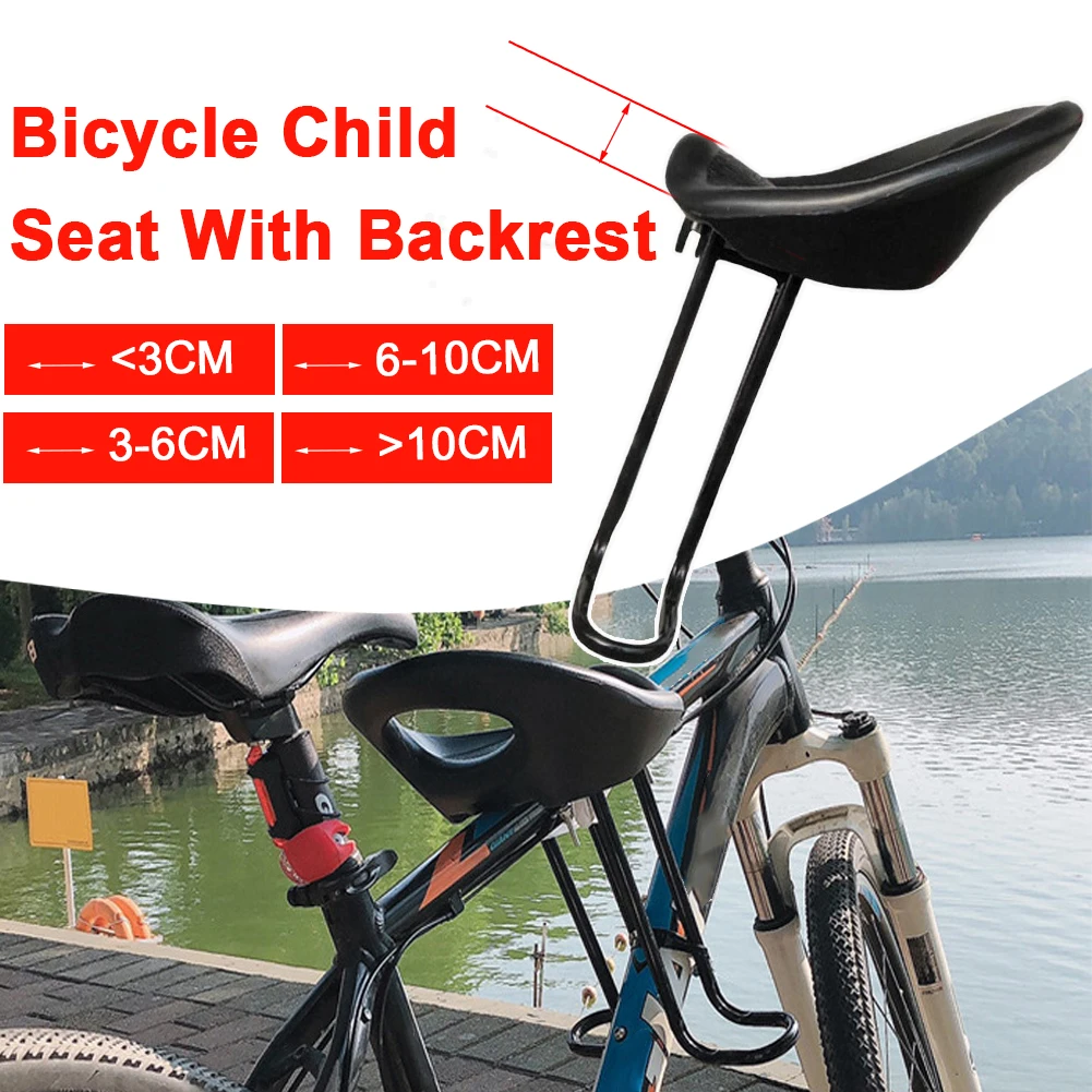 

Bicycle Child Front Seat Front-Mounted Bicycle Safety Seat With Backrest And Child Pedal Installation Firm And Thick Cushion