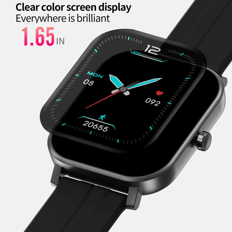 Новинка 2021 умные часы для мужчин и женщин с экраном пульсометр артериальное