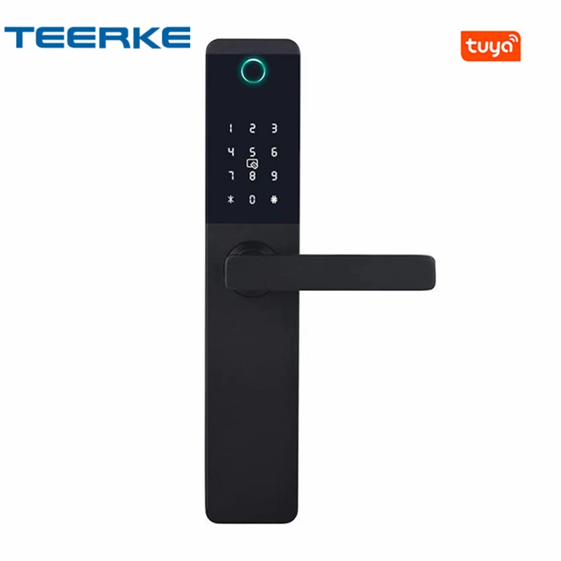Умный дверной замок Tuya европейский стандарт rfid ручка для отеля беспроводной с