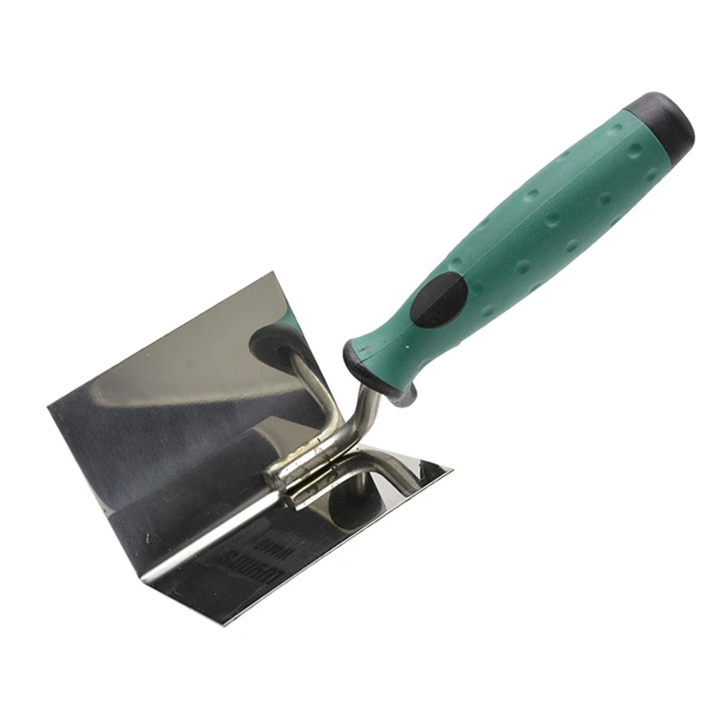 

Retail Drywall Inside & Outside Corner Tool Flexes 90 Degree Corner Mudding Finish Tool Corner Trowel Ergonomic Grip Tool