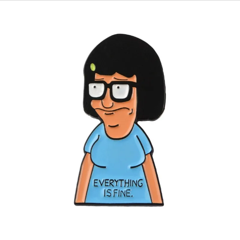 2020 новый аниме &quotBob's Burgers&quot косплэй Линда Боб Тина ген значок с характерным