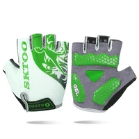 summer mtb bicycle cycling gloves silicone non slip half finger bike gloves for men women gloves bycicle accessories