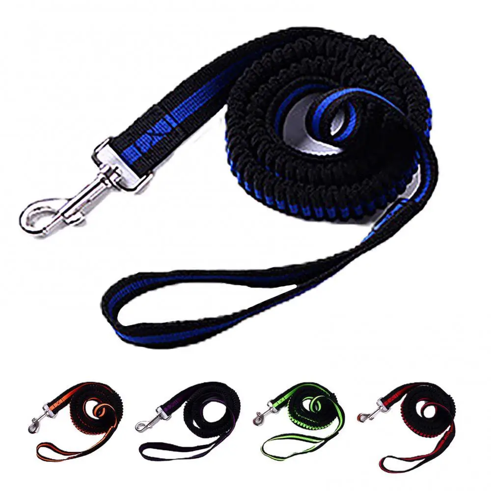 

50% Hot Sales!!! 2.5x120cm Running Buffer Nylon Pet Dogs Leash Traction Rope for Chest Harness