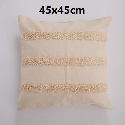 Beige 45x45cm Декоративные подушки в стиле Марокко, чехлы для подушек, роскошный геометрический Стильный чехол для подушки в стиле бохо, для дивана, стула, кровати, автомобиля, домашний декор - Цвет: Beige 45x45cm