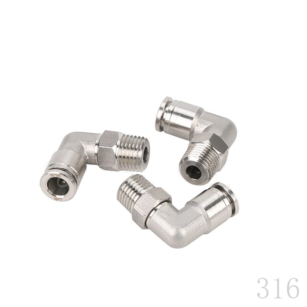 Пневматический быстроразъемный пневматический штуцер M5 M6 1/8 дюйма 1/4 3/8 1/2 BSPT