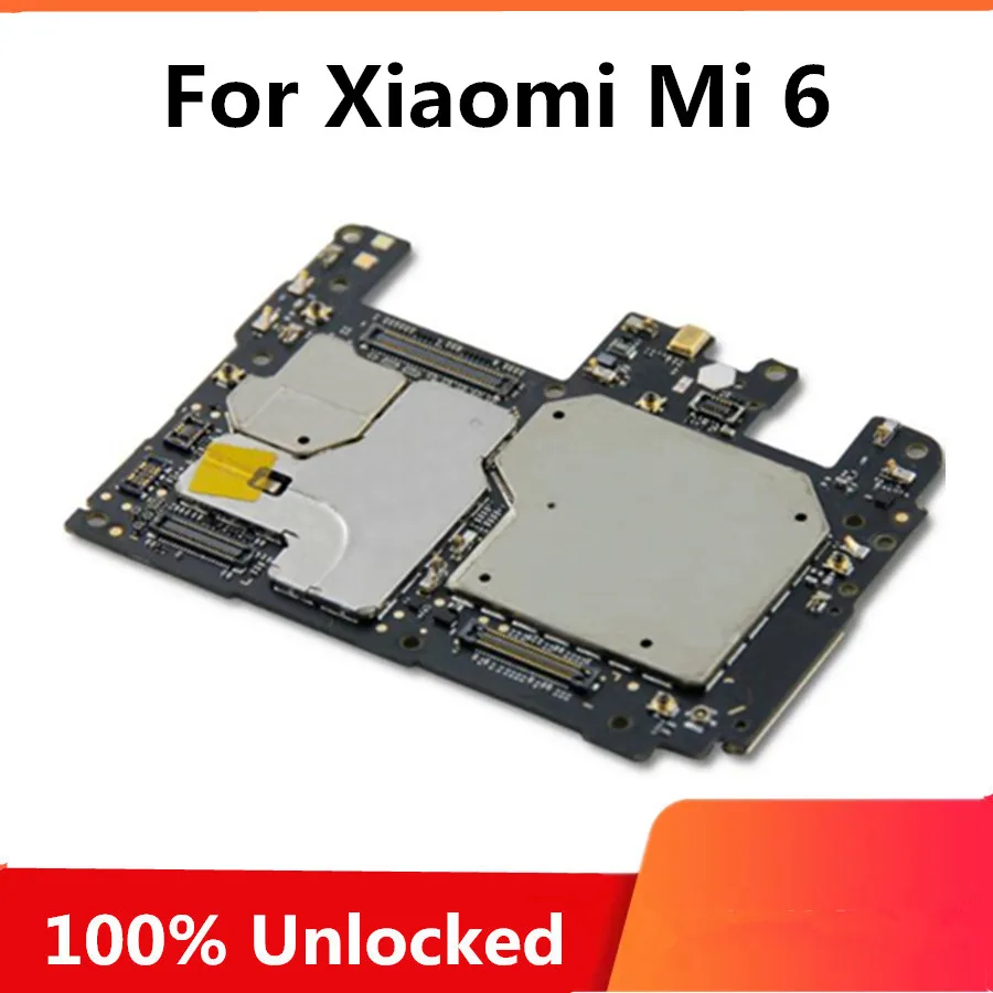 32 Гб 64 128 ГБ разблокированная материнская плата для Xiaomi 6 Mi6 M6 оригинальная с
