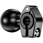 1 дюймовый резиновый держатель с шаровой головкой, адаптер для мотоцикла, велосипеда, ручка, зажим, зажим, зеркальный кронштейн, держатель для ОЗУ, крепления, аксессуары