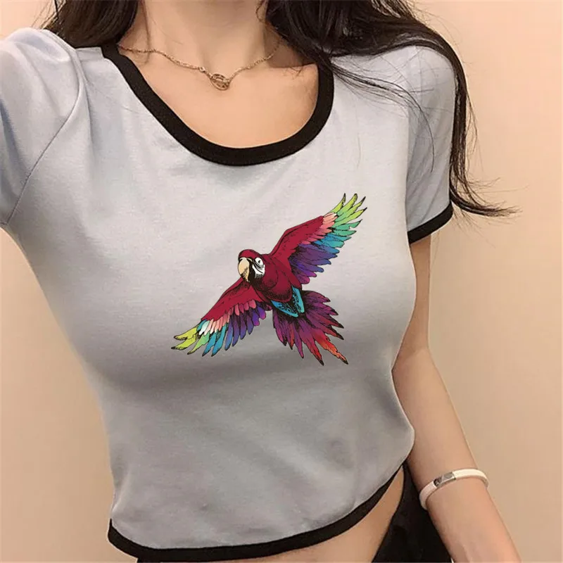 225 мм наклейки с большим попугаем для одежды модные объемные нашивки упаковка