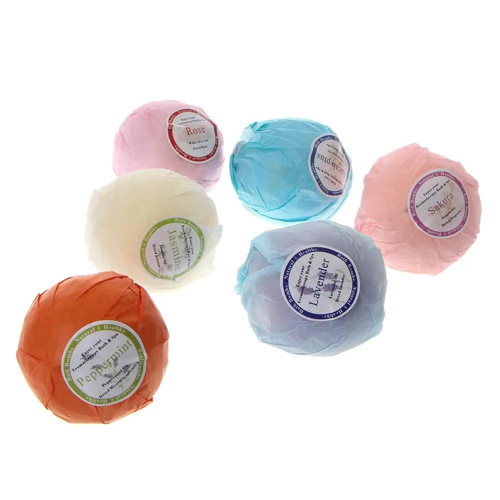 Органические бомбы для ванны Пузырьковые соли эфирное масло ручной работы спа