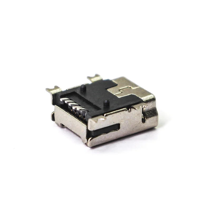 Разъем С Плоским Краем SMT Mini USB 5 контактов 4 фута гнездовой разъем концевые клеммы