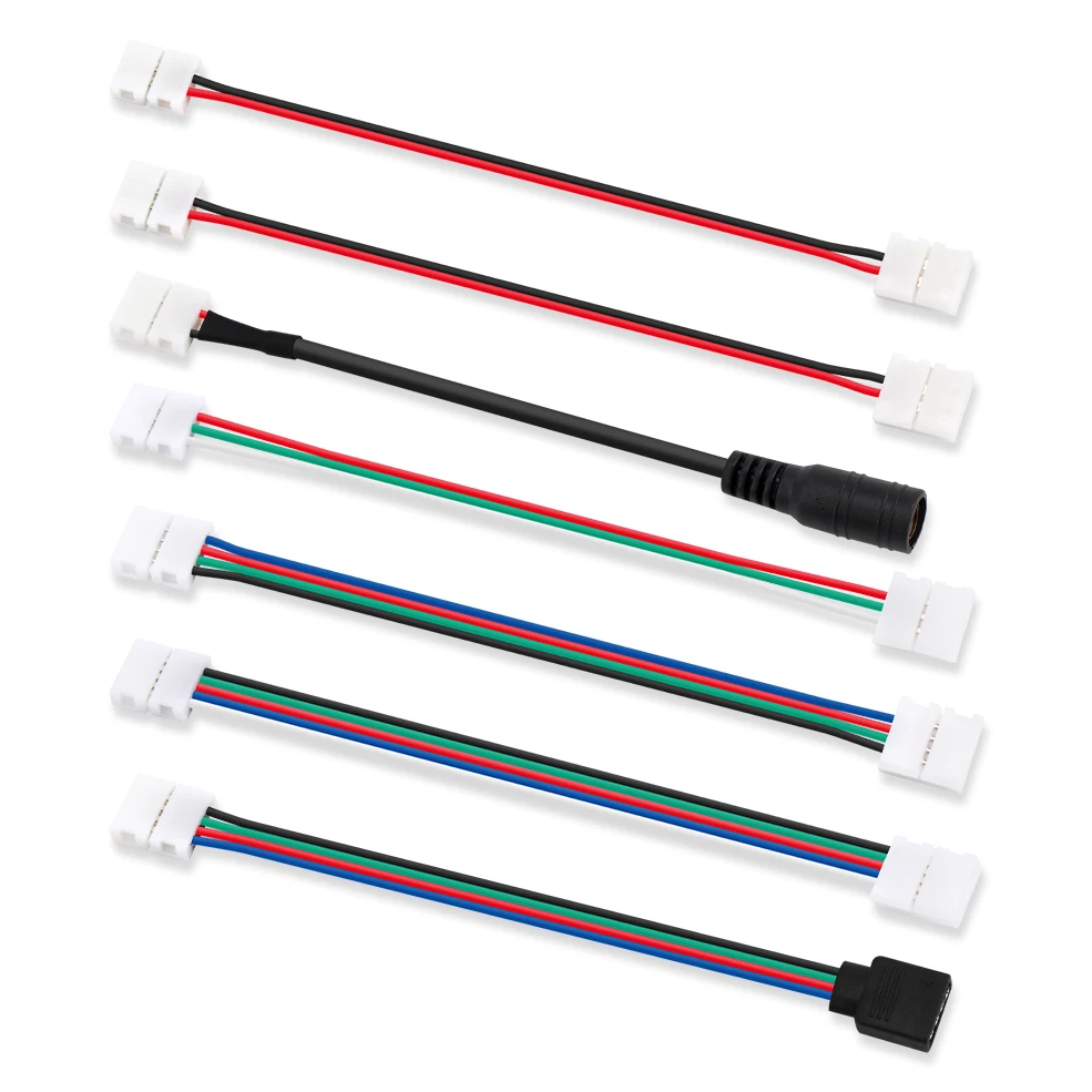 5 контактный разъем для светодиодной ленты RGB RGBW RGBWW 5050 шт./лот 2 3 4 Удлинительный