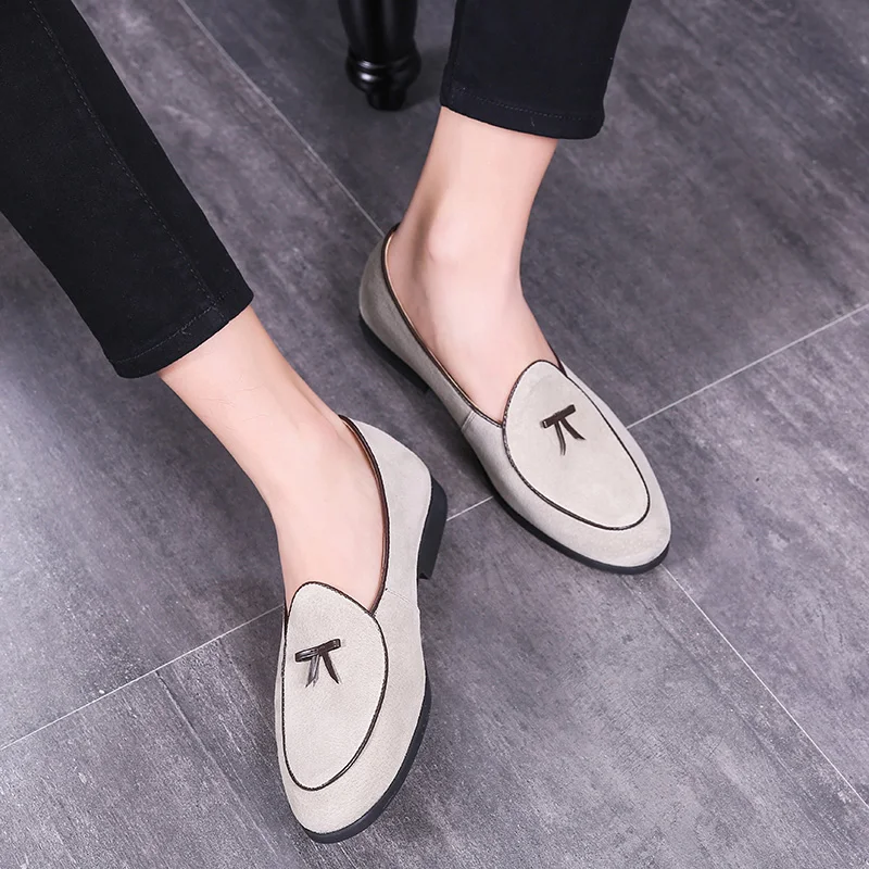 37-48 loafers men luxury fashion classic Brand Plus Size Breathable elegant Comfortable casual shoes #203 | Обувь