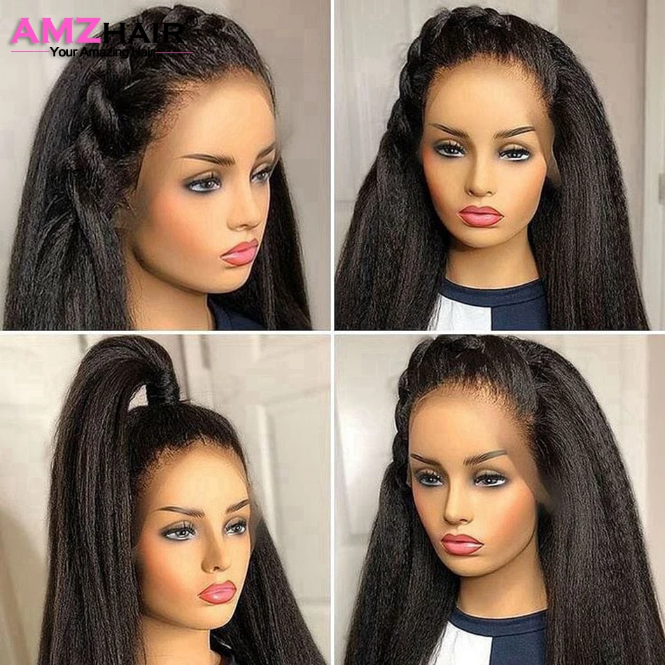 Парик HD Yaki из натуральных волос 30 дюймов 13X 4 |
