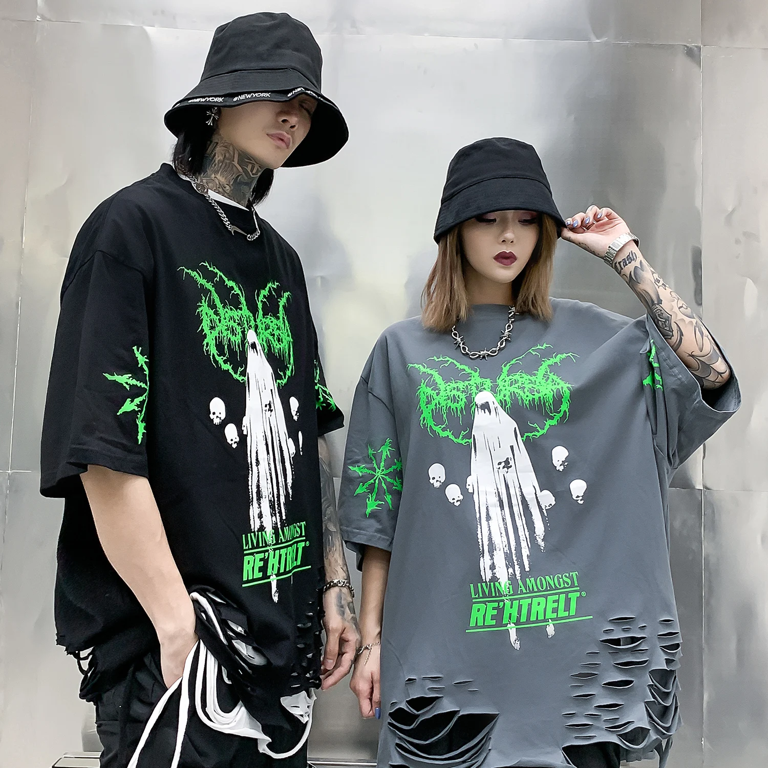 Мужская футболка в стиле хип-хоп с коротким рукавом | одежда