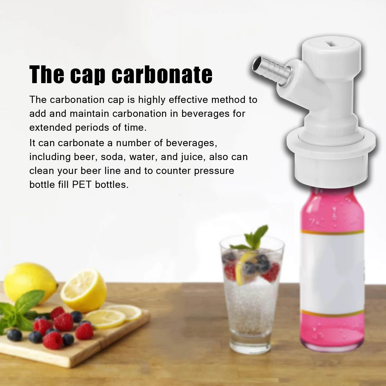 Колпачок для карбонации пивоварения с заглушкой в виде шара зазубриной 5/16 дюйма