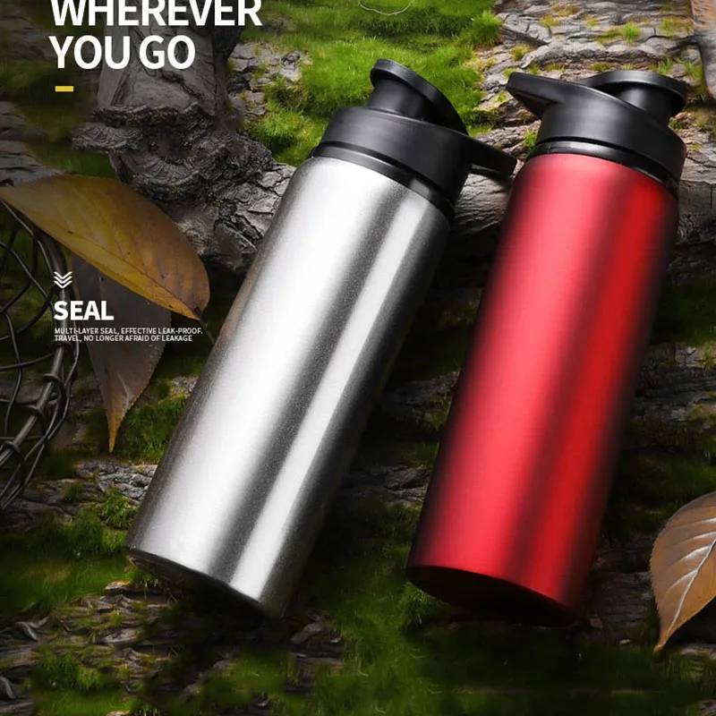 700 мл бутылка для воды из нержавеющей стали велосипеда портативная прямая