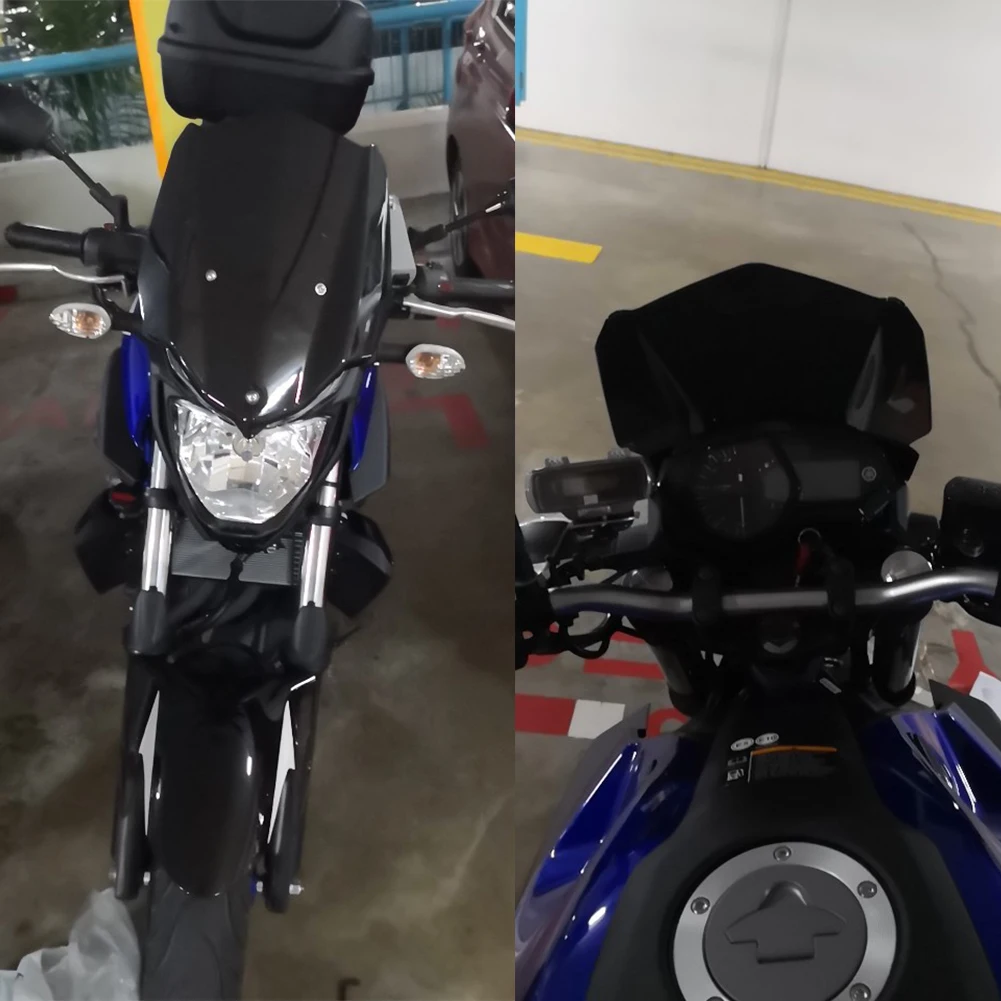 Ветровое стекло с двойными пузырьками для Yamaha MT 03 MT-03 MT03 экран ветровой экран дефлекторы 16-18 аксессуары