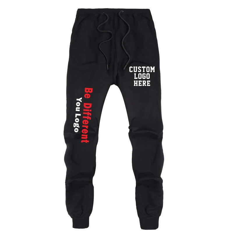 

Personal Customized Logo Professional Printing Pants Spring and Autumn Sports Sweaterpants Casual Pants Men's Casual Sweatpants