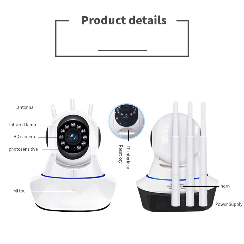 1080p wifi ip camera yiiot smart surveillance camera automatic tracking smart home security indoor wireless baby monitor camera free global shipping