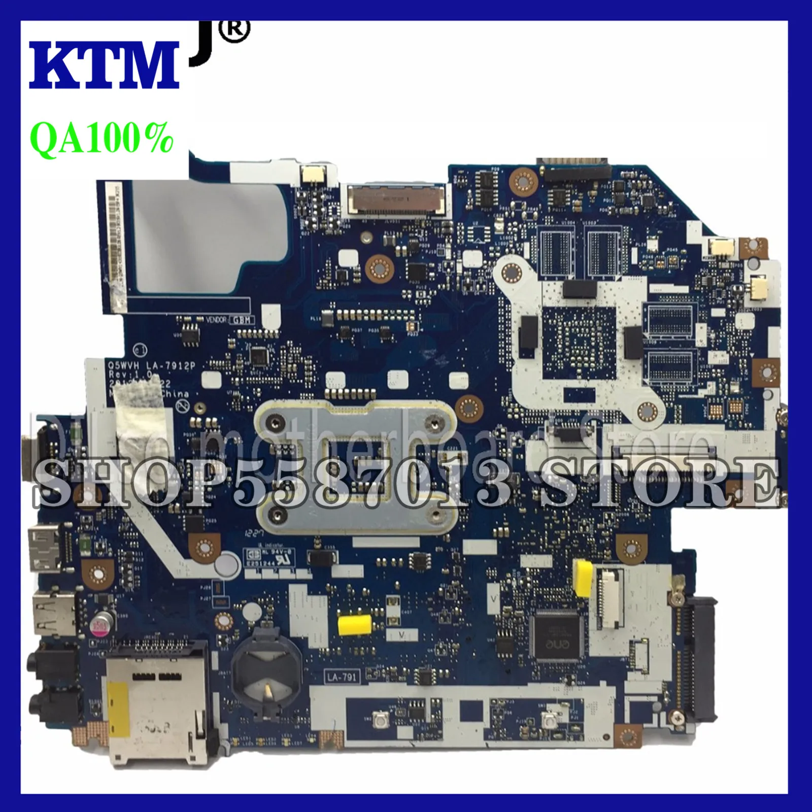 

KEFU LA-7912P Motherboard For ACER NE56R V3-571 E1-571G NV56R Laptop Motherboard Q5WTC Q5WVH Q5WV1 LA-7912P HM70 Test