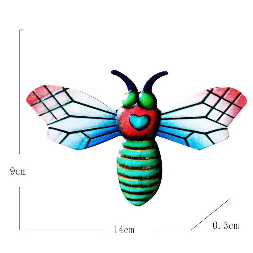 

4 шт., декоративные украшения для стен, Божья коровка