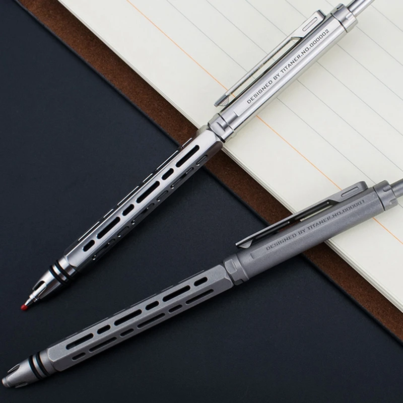 spesifikasi EDC Titanium Alloy TC4 Pena Taktis Pertahanan Diri Mekanik Berkemah Di Luar Ruangan Taktis Multifungsi Portable EDC Alat