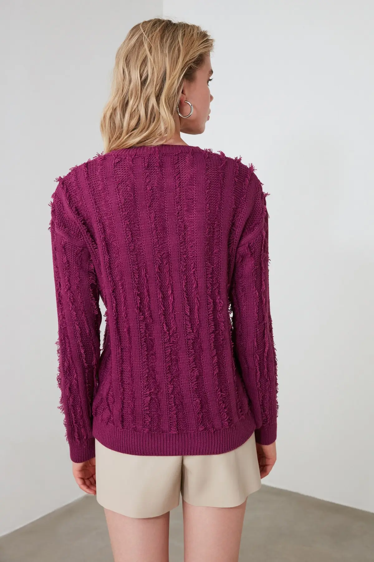 

Trendyol Tassels Knitwear Sweater TWOAW21KZ0687