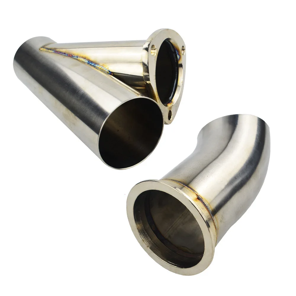 2 5 "Выхлопная система выхлопной Catback Downpipe вырез E-Cut клапан вырубной глушитель с