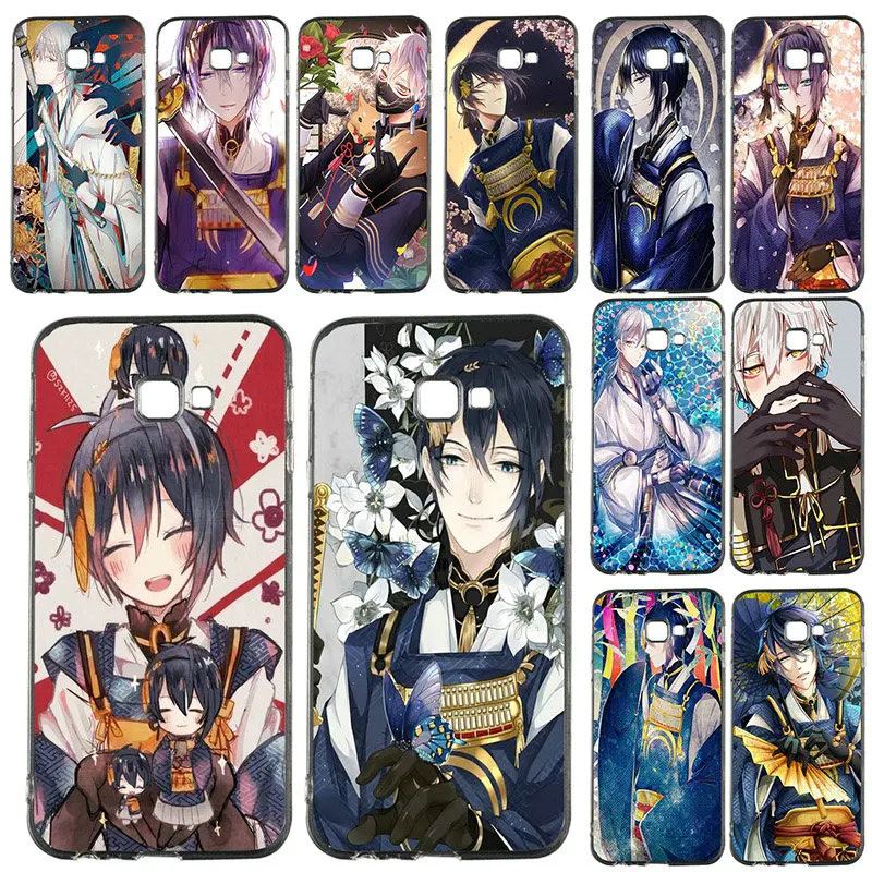 Аниме Touken Ranbu Мягкий Силиконовый ТПУ мобильный телефон чехлы для Samsung Galaxy A3 A5 A7 J1 J2