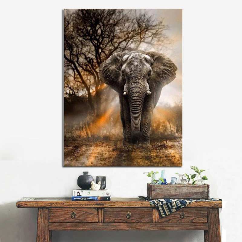 5D Diy Алмазная картина животное тигр вышивка крестом полный круглый горный