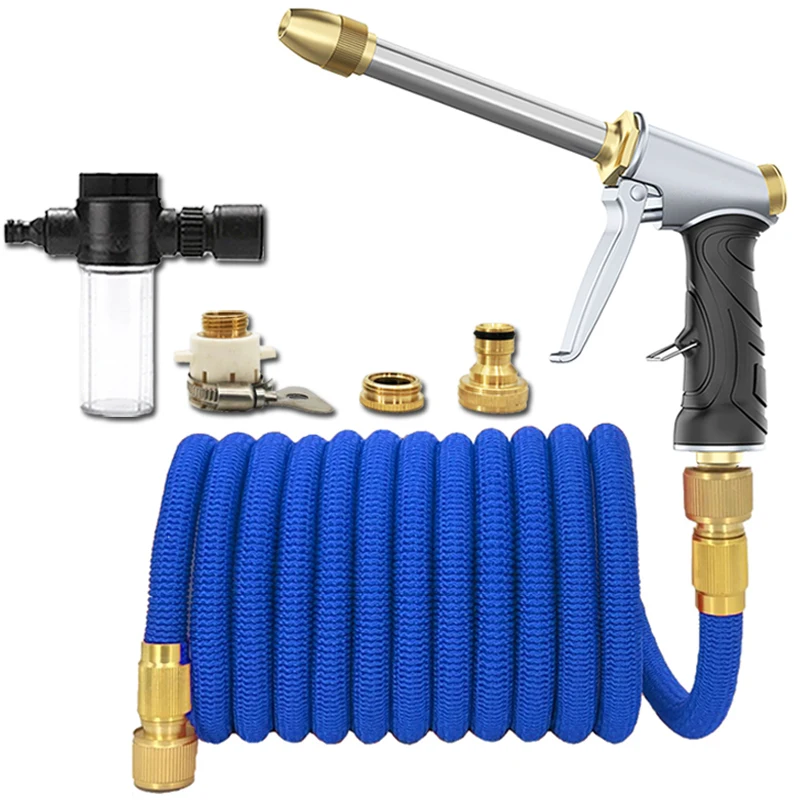 Горячая Распродажа доступная трубки с распылителем для полива волшебный шланг