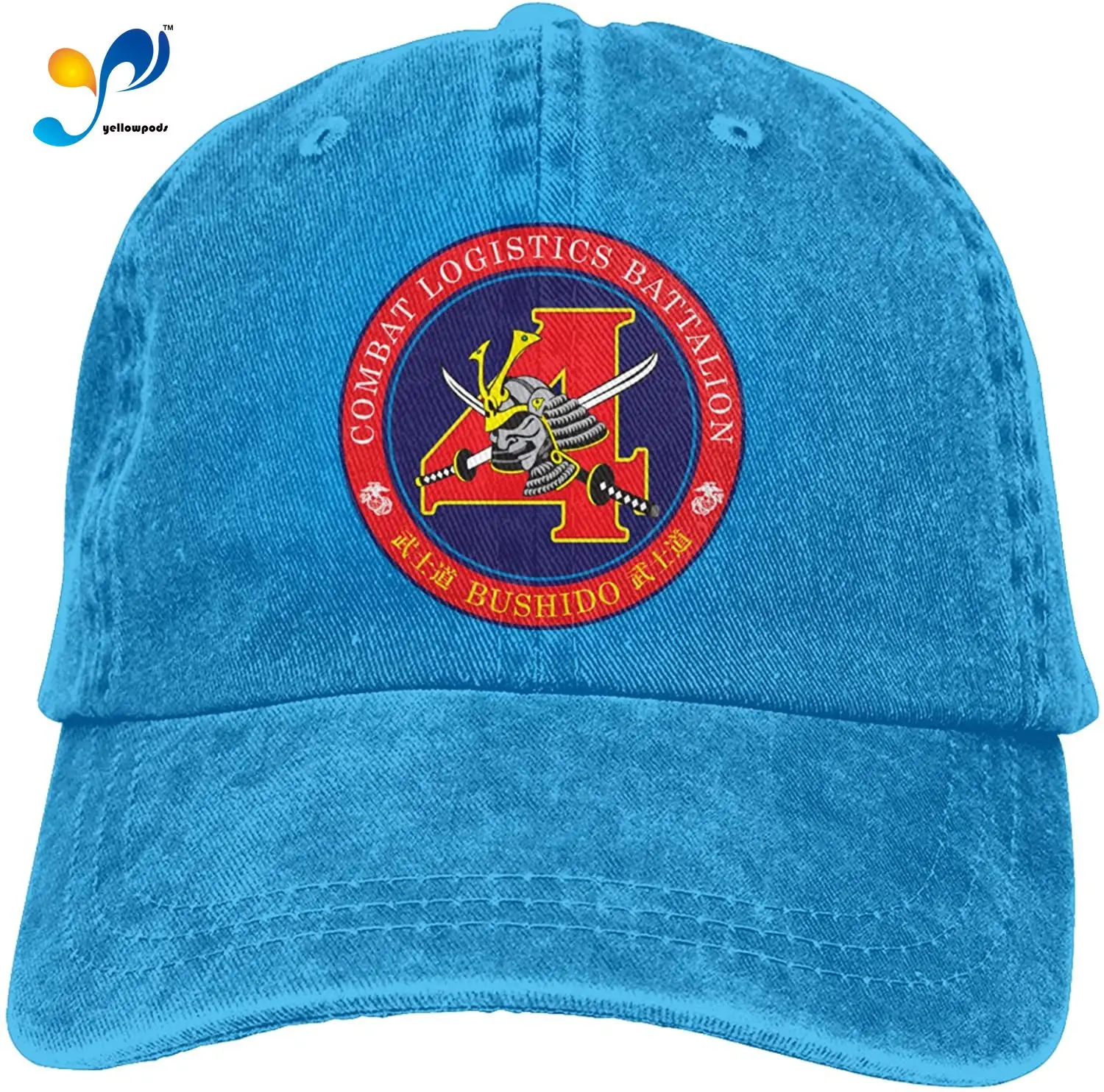 

Боевая логистика батальон 4 сэндвич Кепка джинсовые шляпы бейсболка взрослая ковбойская шляпа