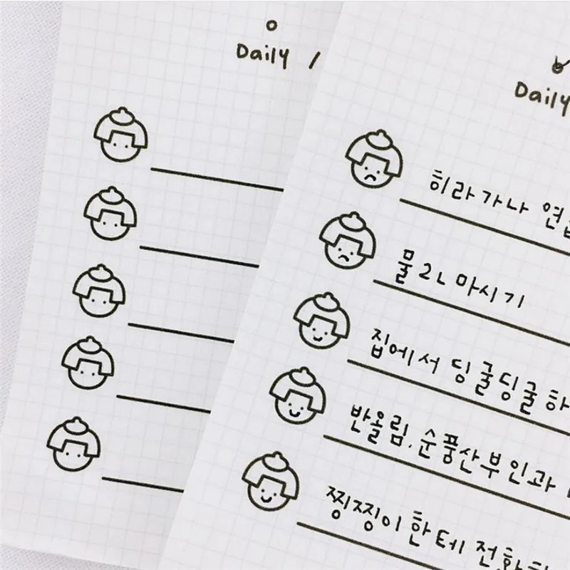 Список 50 листов для заметок с героями мультфильмов милая девушка головой гриба