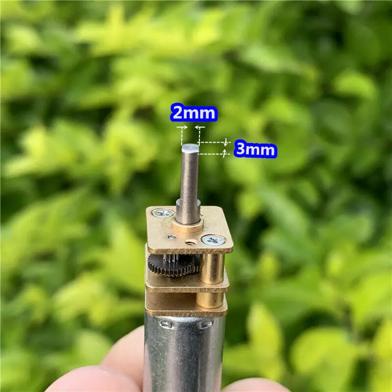 1 шт. Mini N30 цельнометаллический коробка передач редукторный двигатель Постоянный