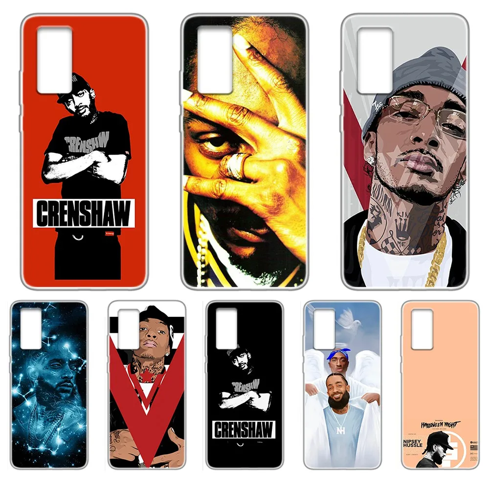 Прозрачный чехол для телефона Nipsey Hussle America Rapper Etui HUAWEI nove 5t p 8 9 10 p20 P30 p40 P pro Smart 2017 2019 Z