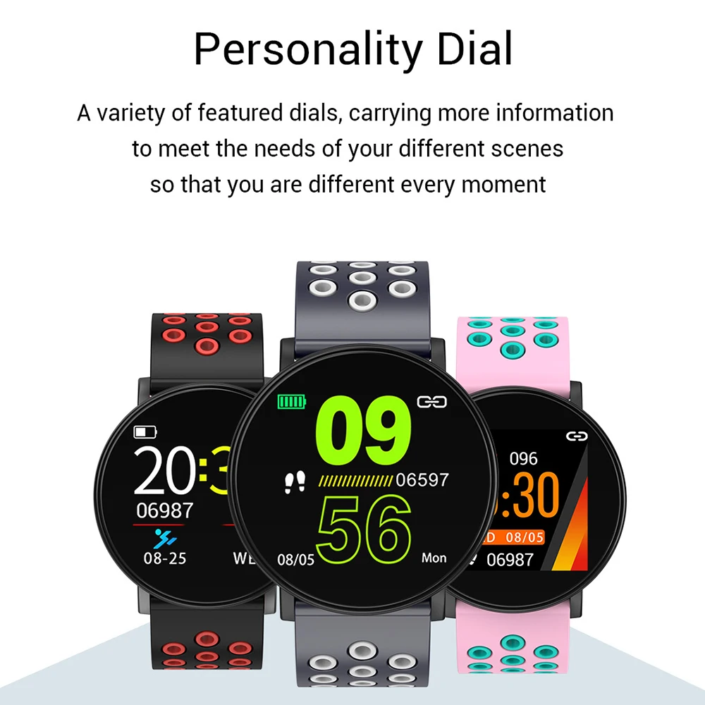 New Smart watches Waterproof Sports for iphone phone Smartwatch Heart Rate Monitor Blood Pressure Functions For Women men kid |