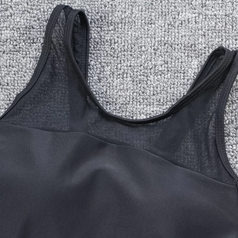 

Women's Swimsuit One Piece Swimsuit Sexy Mesh Open Back Bikini Conservative Holiday Beachwear For Ladies