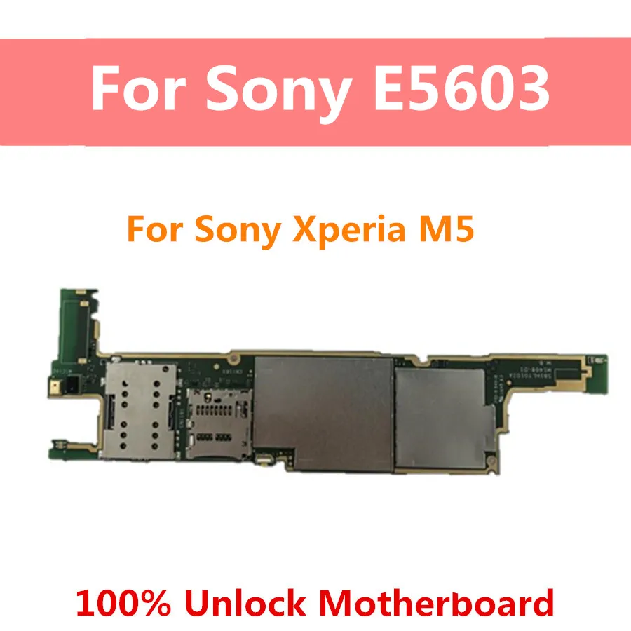 Материнская плата для Sony Xperia M5 E5603 системная Android с чипами 100% разблокированная