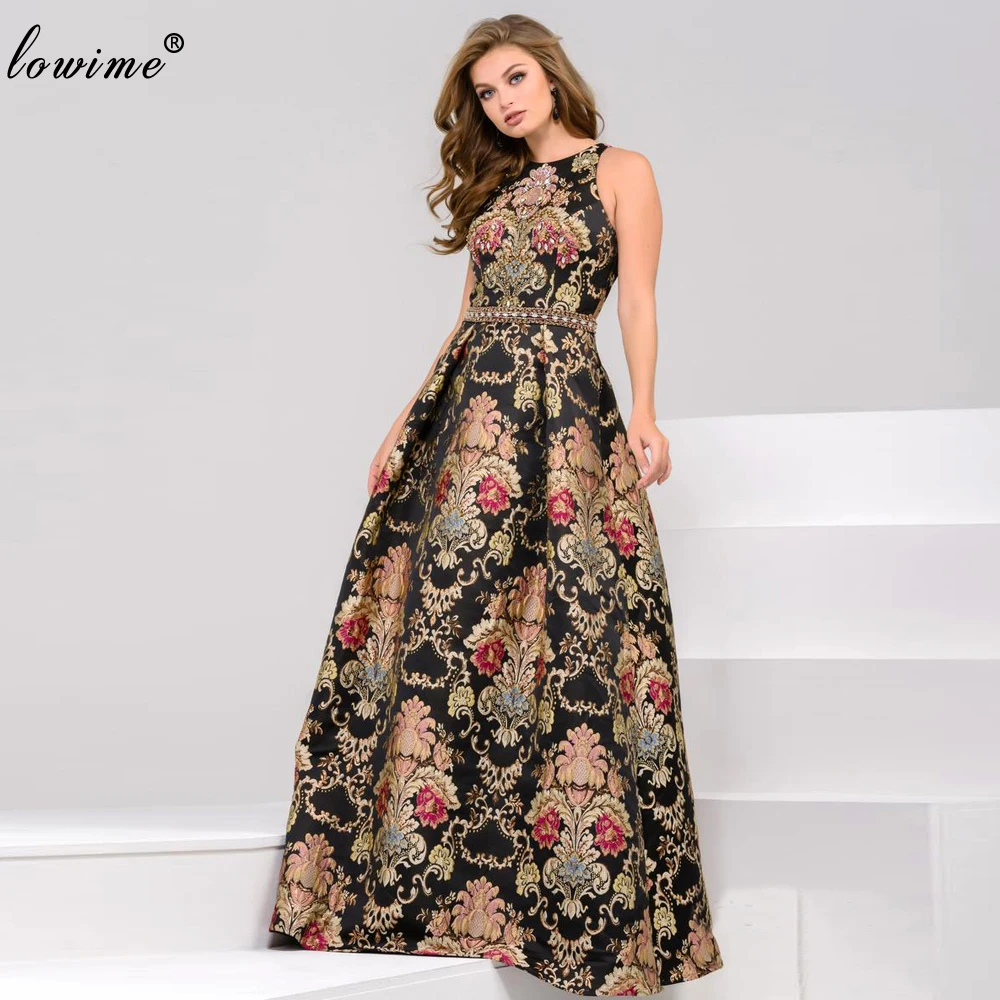Вечерние платья с вышивкой длинные элегантные женские вечерние арабское