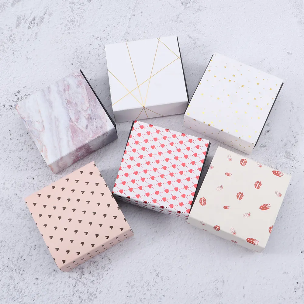 1 шт. мыло ручной работы Коробки высокое вечерние подарок упаковочной коробки