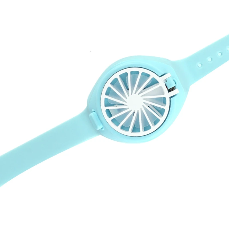 

Creative Mini Watch Simple Fan Portable Summer Rechargeable USB Folding Fashion Pocket Small Fan Third Gear Electric
