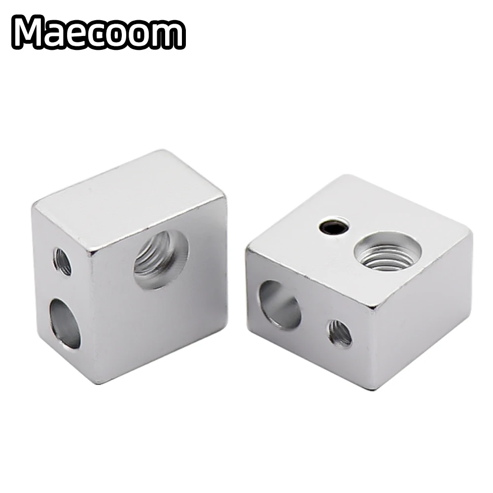 

2pcs Flashforge 3D printer MK10 Heater Block M7 Thread for Makerbot 2 Dreamer Creator 3D Printer spare parts
