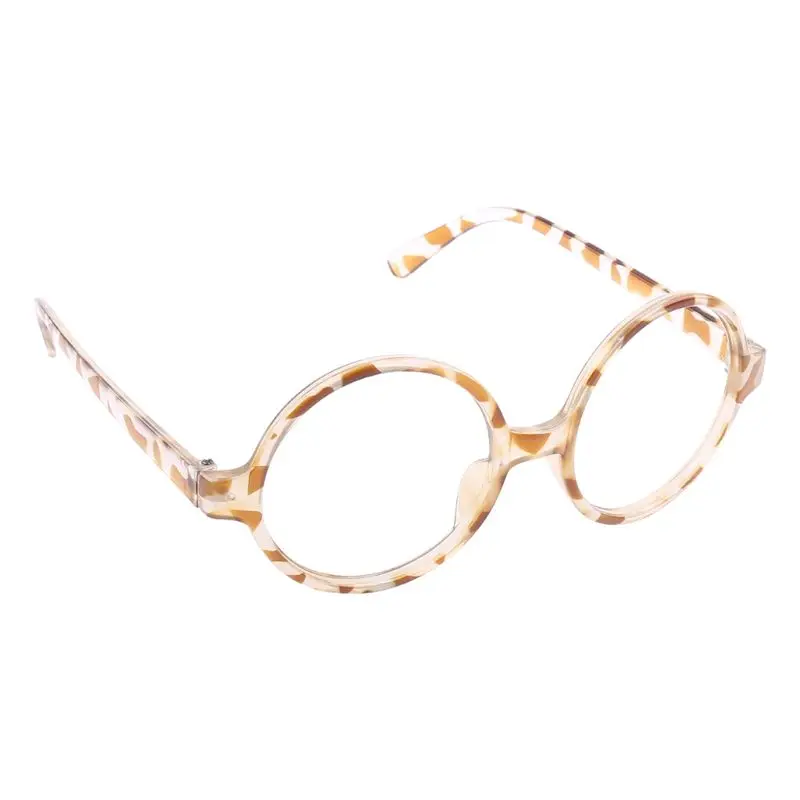 

Star Power HP Men Wizard Quality Round Frame Glasses, Black, One Size (2in Lense