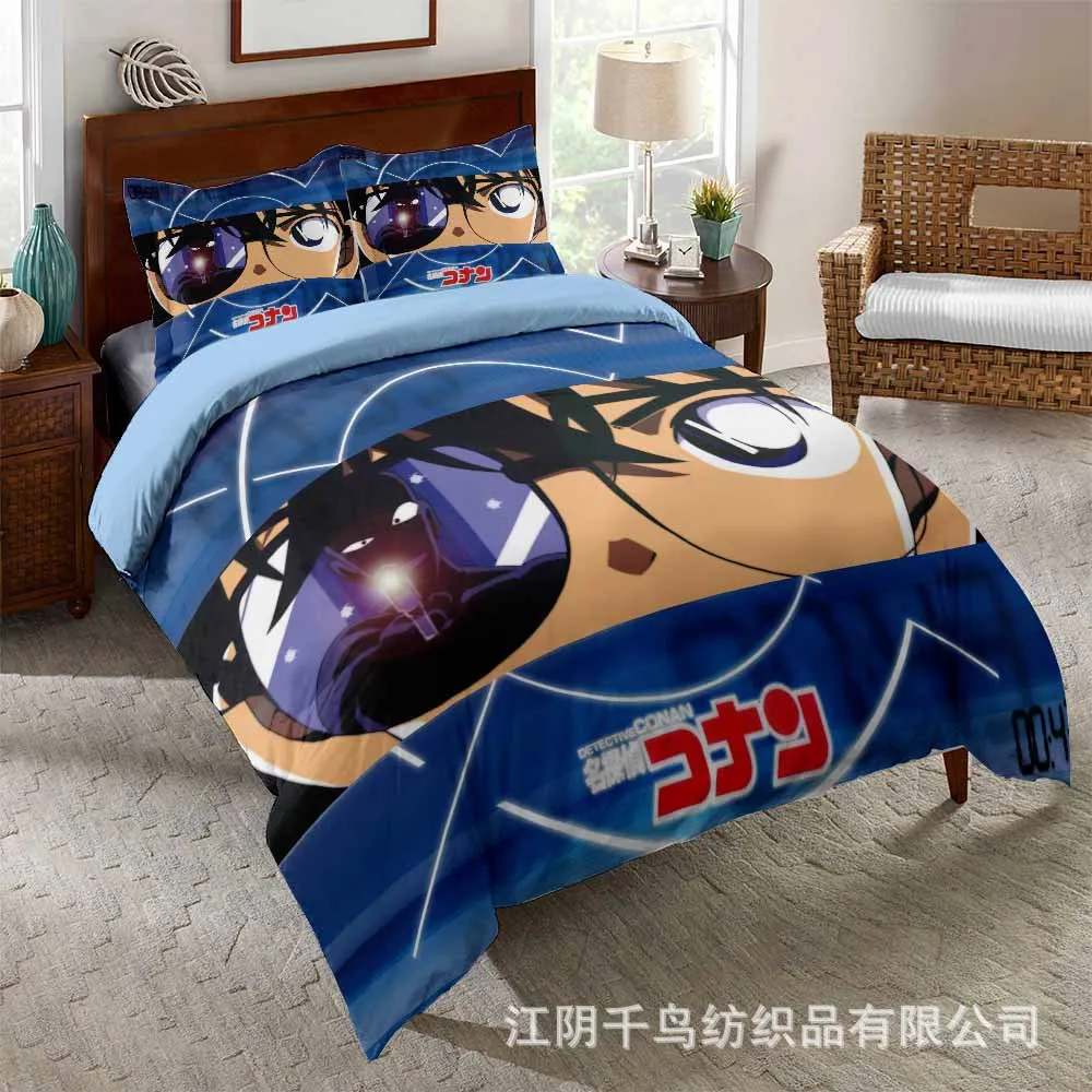 Комплекты постельного белья Детектив Конан размер США/Европы/Великобритании