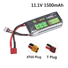 LION POWER 11,1 V 1500mAh 35C TXT60 Plug RC модели автомобилей, игрушки, самолет, Дрон, литий-полимерная батарея 11,1 V батарея Lipo 3s