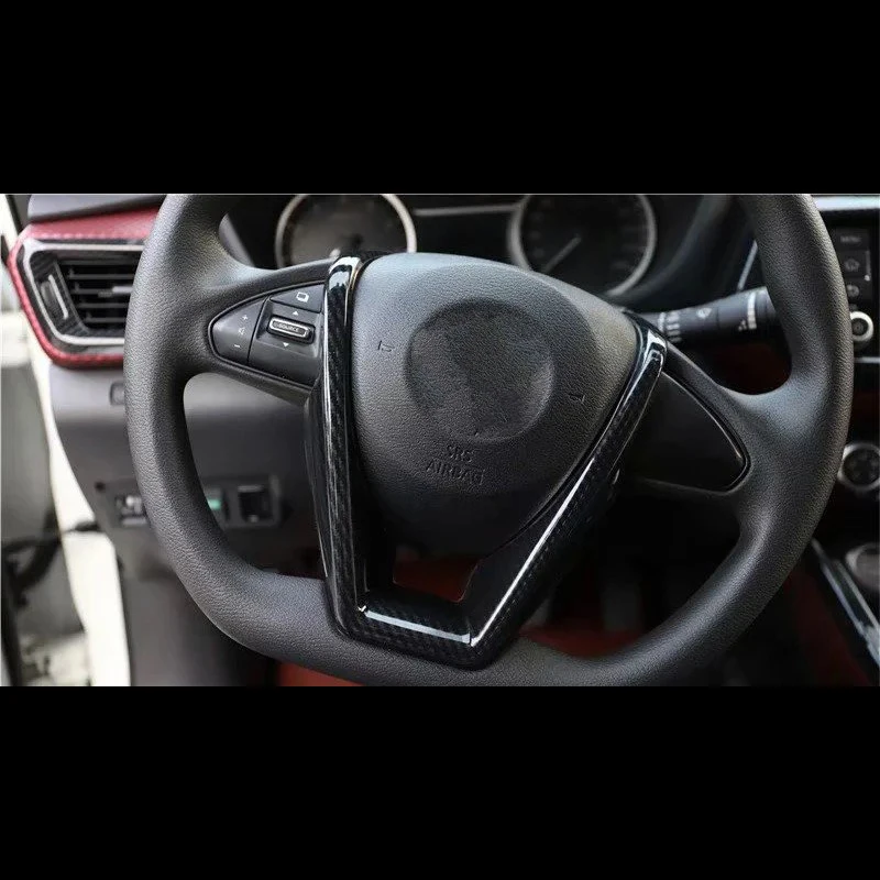 Для Nissan Lannia 2016 2020 1 шт. ABS хромированный чехол на руль для салона автомобиля